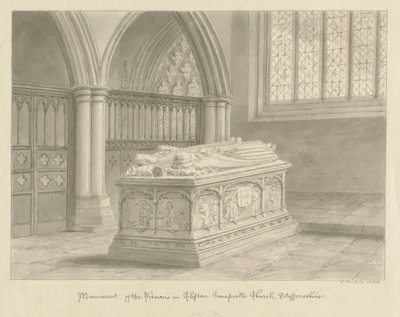 Clifton Campville Kerk - Vernon Monument door John Buckler