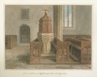 Cornwall - Kilkhampton Kerk door John Buckler