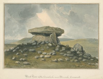 Cornwall - Morvah - "De Cromlech", 1821 door John Buckler