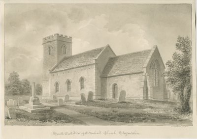 Kerk van Ellenhall door John Buckler