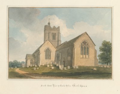 Essex - Earls Colne Church door John Buckler