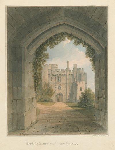 Gloucestershire - Berkeley Kasteel door John Buckler