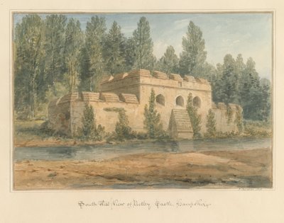 Hampshire - Netley Kasteel, 1828 door John Buckler