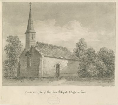 Haselour Kapel door John Buckler