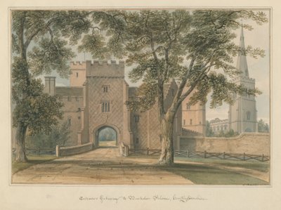 Huntingdonshire - Buckden Paleis door John Buckler
