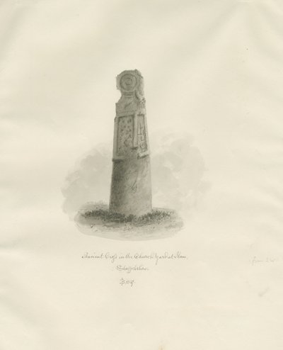 Ilam Kerk - Oude Kruis door John Buckler