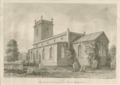 Ingestre Kerk door John Buckler