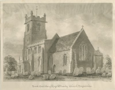 Kings Bromley Church door John Buckler