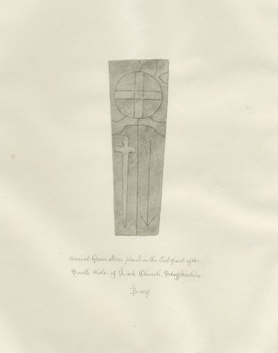 Leek Church - Grafsteen door John Buckler
