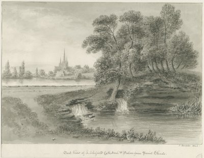 Lichfield Kathedraal - Oostelijk Uitzicht, 1844 door John Buckler