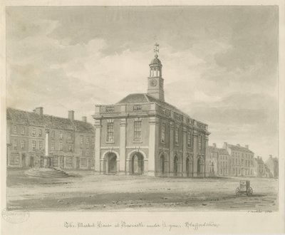 Newcastle-under-Lyme - Marktplein door John Buckler