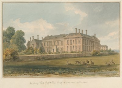Oxfordshire - Cornbury Park, 1826 door John Buckler