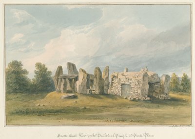 Oxfordshire - Henley upon Thames - Druïdische Tempel, 1826 door John Buckler