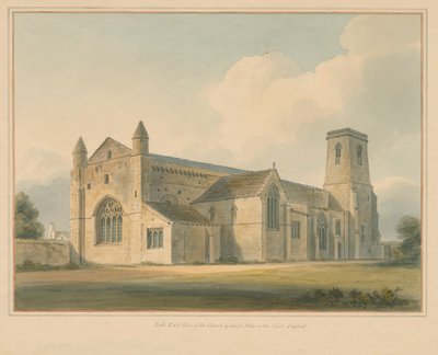 Oxfordshire - Oxford - St. Peter in the East Kerk, 1803 door John Buckler