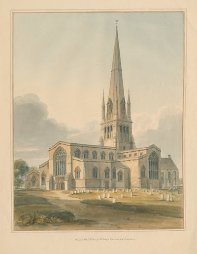Oxfordshire - Witney Kerk door John Buckler