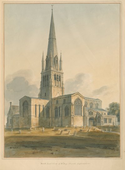 Oxfordshire - Witney Kerk, 1802 door John Buckler