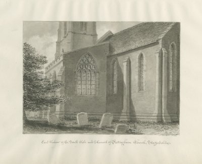 Pattingham Kerk - Oostraam door John Buckler