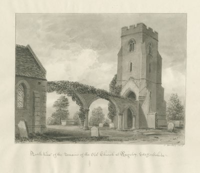 Rugeley Kerk (Oud) door John Buckler