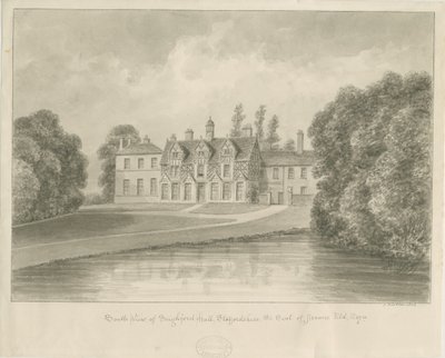 Seighford Hall door John Buckler