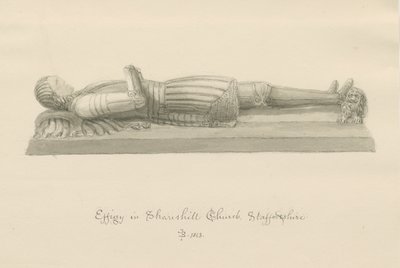 Shareshill Kerk - Monumentaal beeld van Sir Humphrey Swynnerton door John Buckler