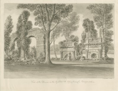 Shugborough - Ruïnes in de Tuin door John Buckler