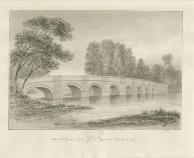 Shugborough Brug door John Buckler