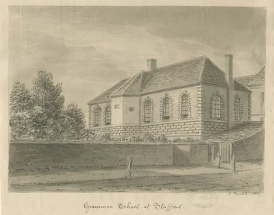 Stafford - Grammar School door John Buckler