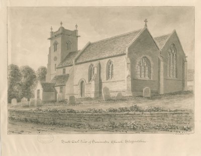 Swynnerton Kerk door John Buckler