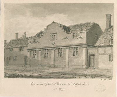 Tamworth - Grammar School door John Buckler