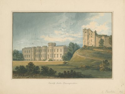 Wales - Glamorganshire - Cardiff Kasteel door John Buckler