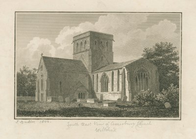 Wiltshire - Amesbury Kerk: gravure, 1806 door John Buckler