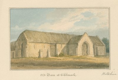 Wiltshire - Chilmark - Oude Schuur, 1817 door John Buckler