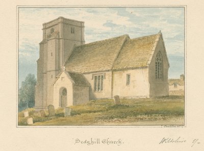 Wiltshire - Sedgehill Kerk, 1817 door John Buckler