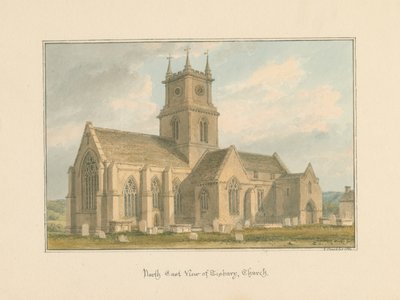 Wiltshire - Tisbury Kerk, 1804 door John Buckler