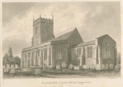 Yoxall Kerk door John Buckler