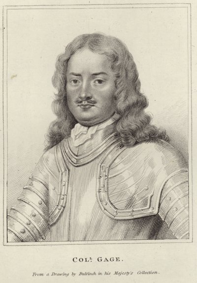 Portret van Sir Henry Gage door John Bulfinch