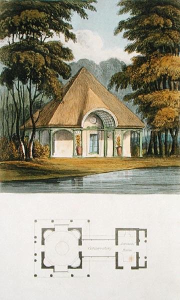 Hints on Ornamental Gardening: Een zuivelboerderij, uit Ackermann