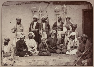 Grondbezitters en arbeiders van Kabul, 1879 door John Burke