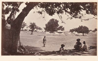 Het Kamp van Amir Yakub Khan, Safed Sang, 1879 door John Burke