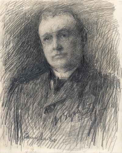 Edward Martyn (1859-1923), filantroop en toneelschrijver door John Butler Yeats