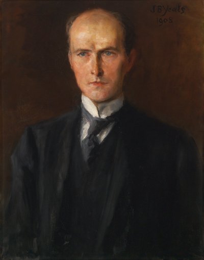 John Quinn door John Butler Yeats, 1908, olieverf op doek, uit de National Portrait Gallery - NPG-NPG 75 36Quinn-000001 door John Butler Yeats
