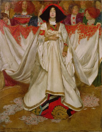 Hartenkoningin, 1896 door John Byam Liston Shaw