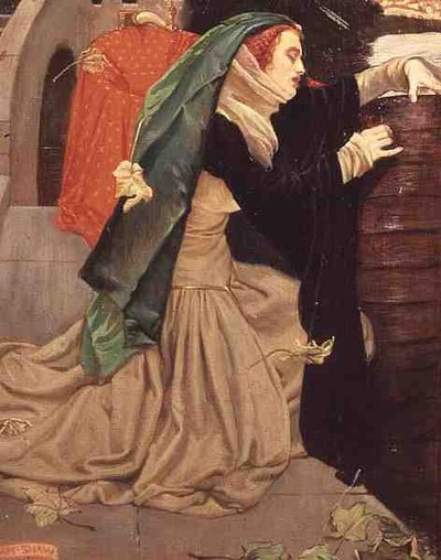 De dame van Shalott door John Byam Liston Shaw