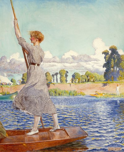 De regatta door John Byam Liston Shaw