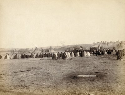 Indiase Raad in vijandig kamp, 1891 door John C. H. Grabill