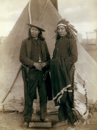 Red Cloud en American Horse, 1891 door John C. H. Grabill