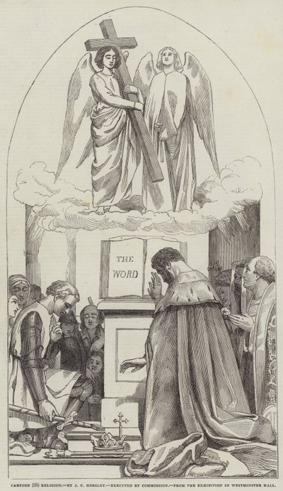 Cartoon, Religie door John Callcott Horsley