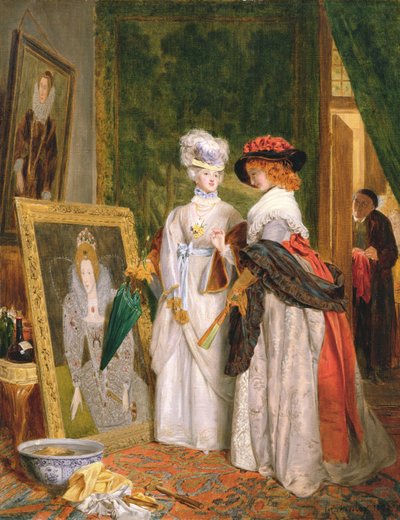 Critici over kostuum, mode verandert door John Callcott Horsley