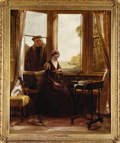 Lady Jane Grey en Roger Ascham, 1853 door John Callcott Horsley