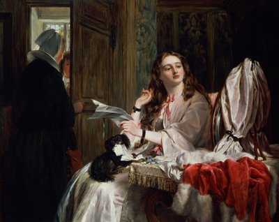 Ochtend van Valentijnsdag, 1863 door John Callcott Horsley